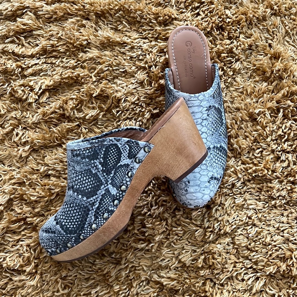 Corso Como - W7 Snake Print Clogs